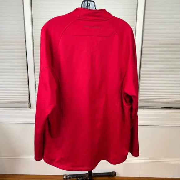 Under Armour Full Zip Red Knit Jacket - Picture 4 of 8